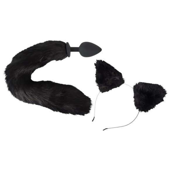 Bad Kitty - Set de plugs anales gatito - (negro)