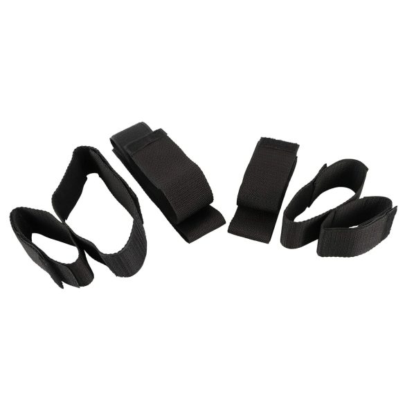 Kitty Atrevida - Set de Restricción de Brazos y Piernas (Negro)