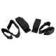 Bad Kitty - set de ataduras manos a pies - negro