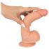 Dildo realista con ventosa (22cm) - natural