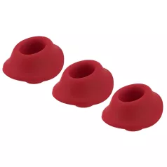   Kit de Campanas de Repuesto Womanizer Premium S - Rojo (3 piezas)