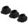 Womanizer Premium M - Set de cabezales de repuesto - negro (3 pcs)