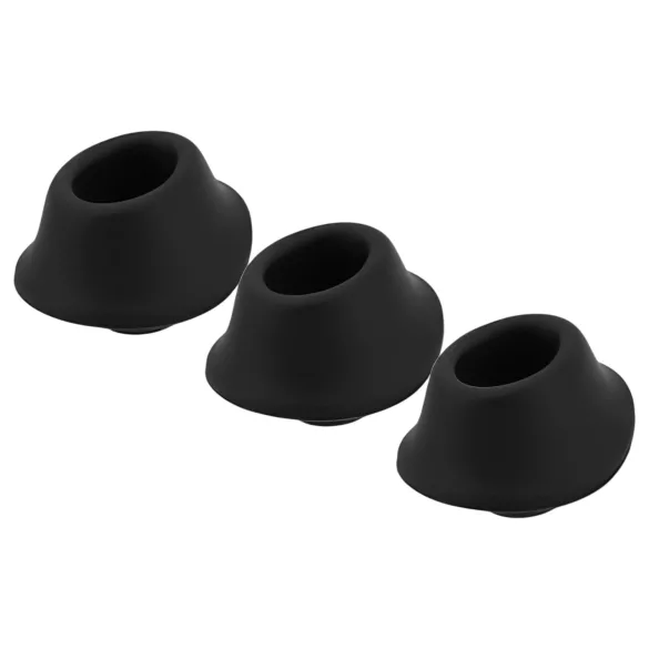 Womanizer Premium M - set de cabezales de repuesto - silicona negra - 3 unidades