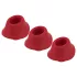 Womanizer Premium M - set de cabezales de recambio - silicona roja - 3 piezas
