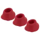 Womanizer Premium M - set de cabezales de recambio - silicona roja - 3 piezas