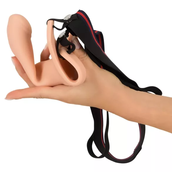 You2Toys - Arnés con dildo hueco - tamaño mediano - color natural