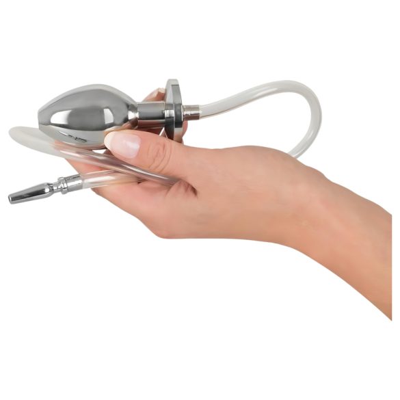 Piss to Ass Plug - plug anal hueco con dilatador de uretra