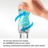 TENGA Spinner Tetra - Masturbador Transparente