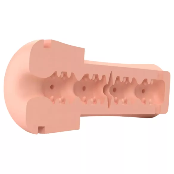 Mystim Opus E Donut - masturbador eléctrico (color natural/negro)