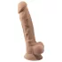 Silexd 7 - consolador con ventosa - 17,5 cm - color natural