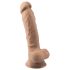 Silexd 7 - Consolador con ventosa 17,5cm (natural)