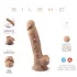 Silexd 7 - consolador con ventosa - 17,5 cm - color natural