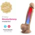 Silexd 7 - consolador con ventosa - 17,5 cm - color natural