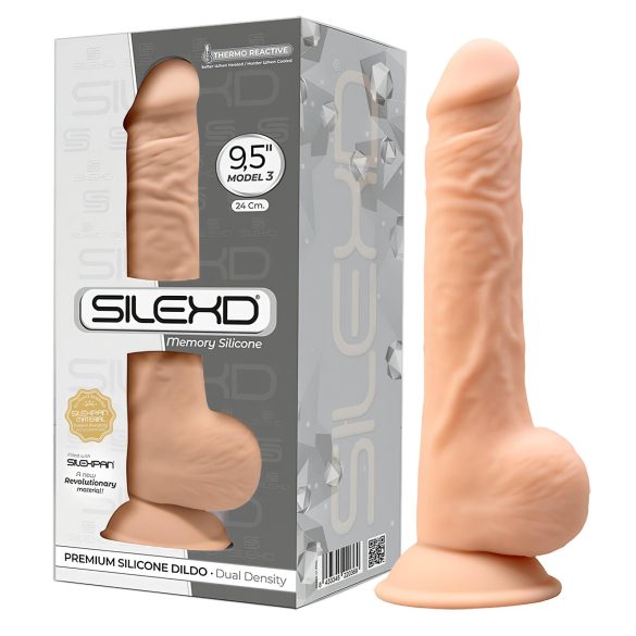 SilexD 9.5 - Dildo ventosa 24cm (natural)