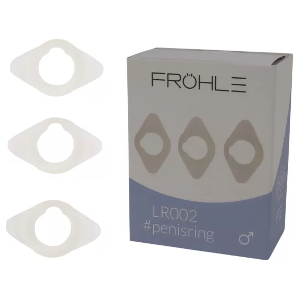 Fröhle - set de anillos para pene médicos - 3 piezas - 2,1 cm