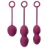 Svakom Nova - set de bolas chinas 3 piezas - silicona violeta