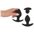 Black Velvet - Set de plugs anales (3 piezas) - negros