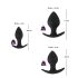 Black Velvet - Set de plugs anales (3 piezas) - negros