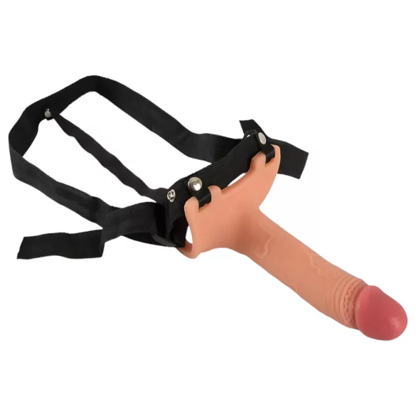 Realistixxx - arnés sexual con dildo hueco - color natural