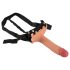 Realistixxx Strap-on - Arnés con dildo hueco (natural)