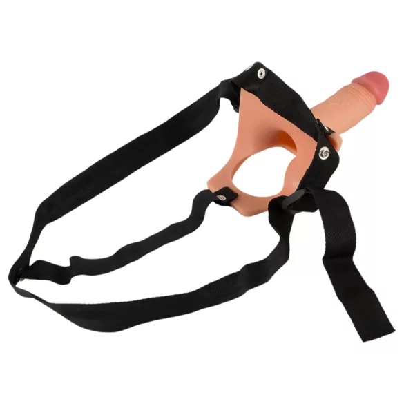 Realistixxx - arnés sexual con dildo hueco - color natural