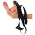 Realistixxx Strap-on - Arnés con dildo hueco (natural)