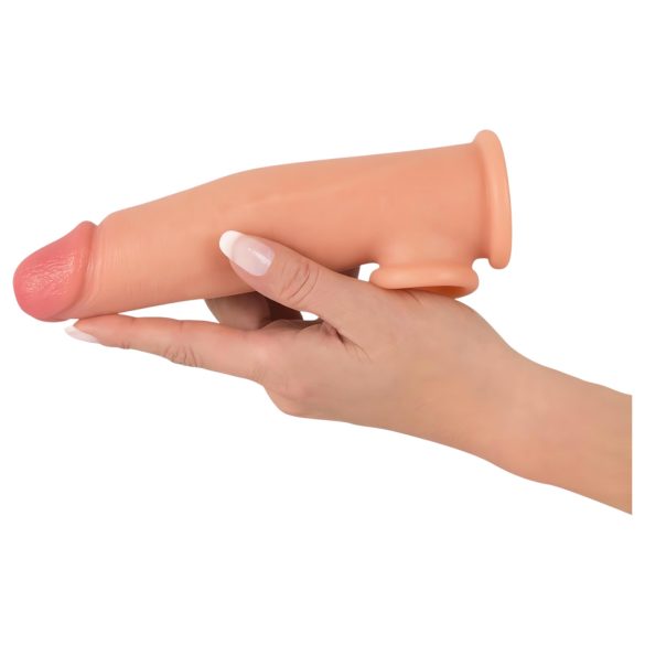 Realistixxx - funda para pene con anillo - extensora 19cm - color natural
