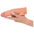 Realistixxx - funda para pene con anillo - extensora 19cm - color natural