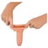 Realistixxx - funda para pene con anillo - extensora 19cm - color natural