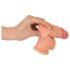 Realistixxx - funda para pene con anillo - extensora 19cm - color natural