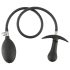 You2Toys - plug anal hinchable con bolas - silicona negro