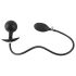 You2Toys - plug anal inflable con bolas (negro)