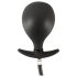 You2Toys - plug anal inflable - silicona negra