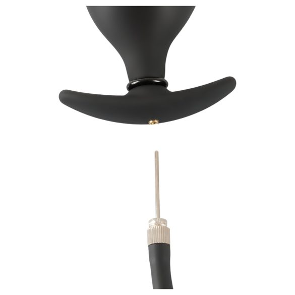 You2Toys - plug anal inflable - silicona negra