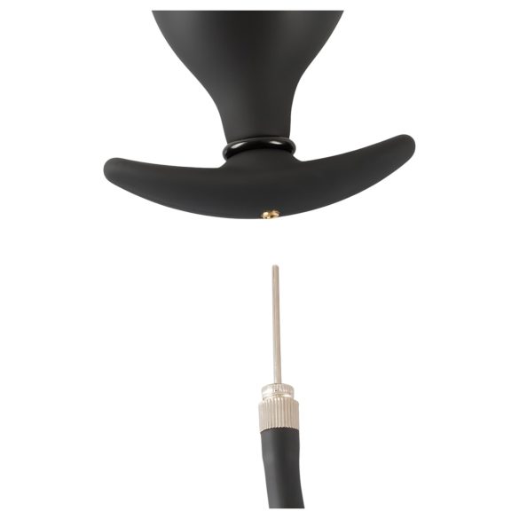 You2Toys - plug anal inflable - silicona negra