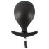 You2Toys - plug anal inflable - silicona negra