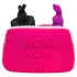 Happyrabbit - neceser para juguetes sexuales (rosa) - pequeño
