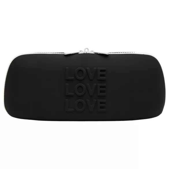 Happyrabbit - neceser para juguetes eróticos - negro - mediano