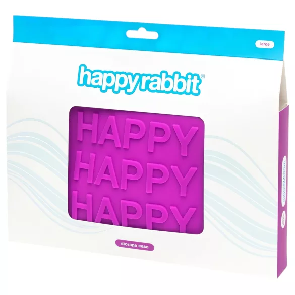 Happyrabbit - neceser para juguetes sexuales - grande - lila