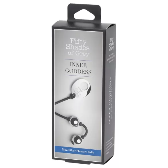 Fifty Shades of Grey - bolas chinas mini - metal - plata