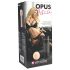 mystim OPUS Mica - masturbador vagina realista - silicona color natural-negro