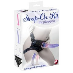 You2Toys - Arnés con dildo - set con 2 consoladores