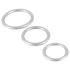 You2Toys Metallic - set de anillos para pene de silicona (3 piezas)