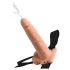 Arnés con Dildo Eyaculador 7.5 - Natural