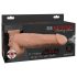 Arnés Fetiche 9 - Dildo Hueco con Espray (Natural)