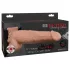 Fetish Strap-On 9 - arnés consolador hueco con eyaculación - color natural