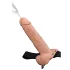Fetish Strap-On 9 - arnés consolador hueco con eyaculación - color natural