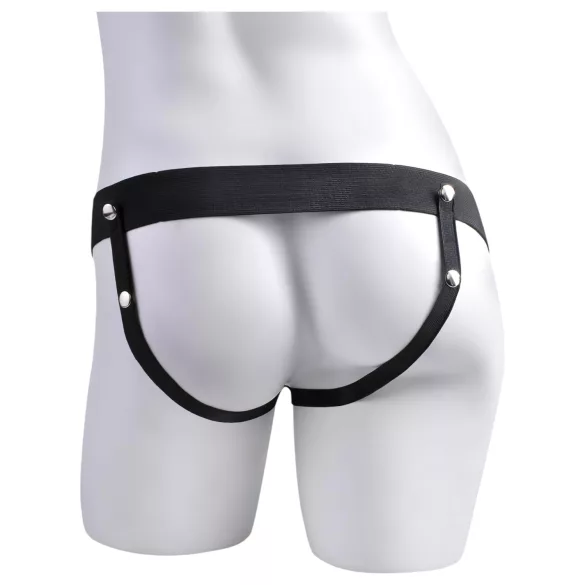 Fetish Strap-On 9 - arnés consolador hueco con eyaculación - color natural