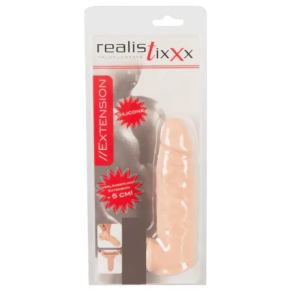 Realistixxx - funda peneana con anillo - 16 cm - color natural