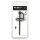 Plug uretral de silicona con anillo para glande (0,6 mm) - negro